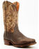 Image #1 - Dan Post Men's Western Performance Boots - Broad Square Toe, Chocolate, hi-res