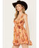 Image #2 - Free People Women's Vernon Mini Dress, Orange, hi-res