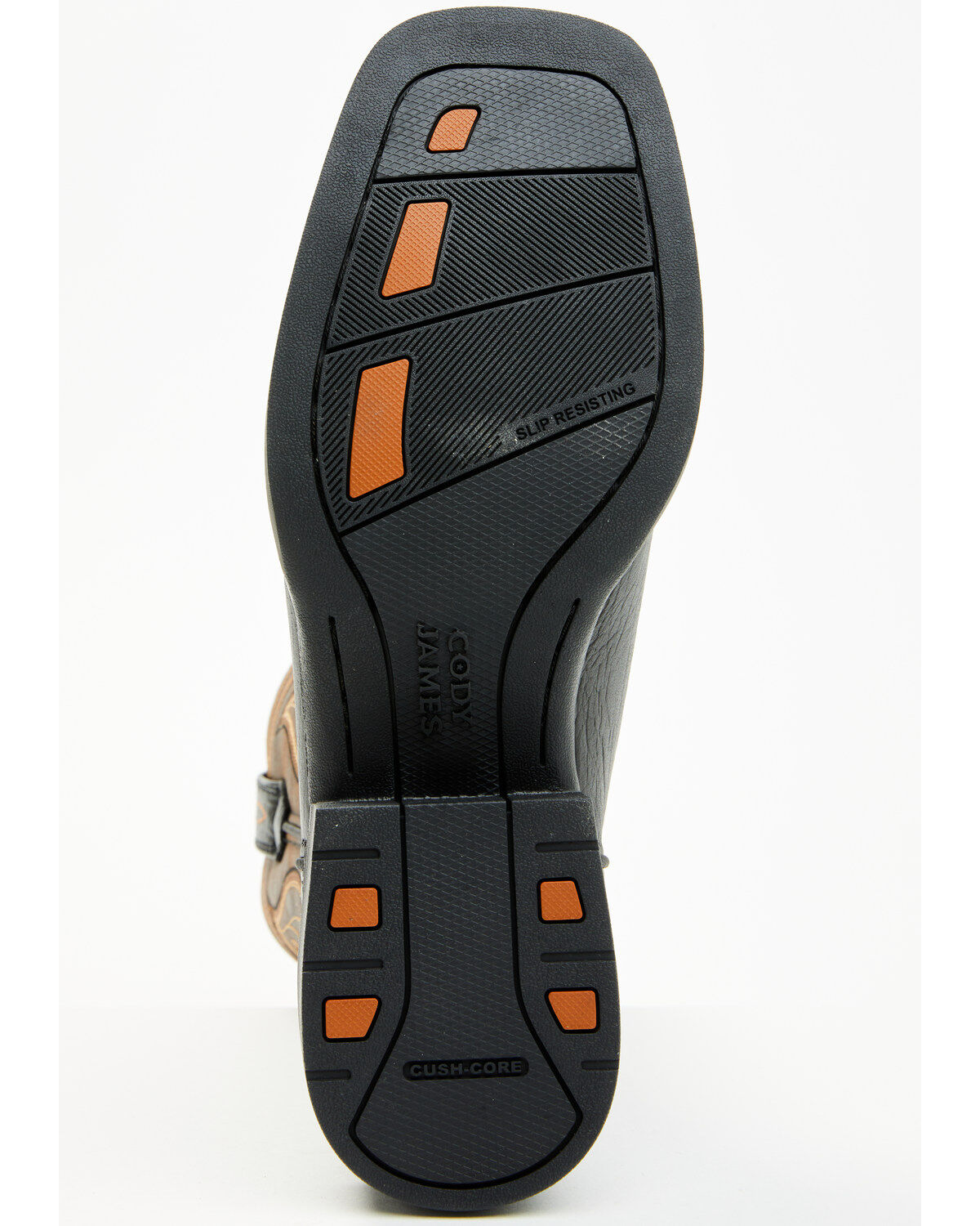 Image #7 - Cody James Cush Core&reg; Men's Maverick Performance Western Boots - Broad Square Toe, Black, hi-res