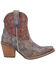 Image #2 - Dingo Women's Liberty Western Booties - Snip Toe, Blue, hi-res