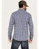 Image #4 - Brothers and Sons Men's Atascosa Plaid Print Long Sleeve Button Down Shirt, Light Blue, hi-res