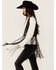 Image #2 - Idyllwind Women's Hawls Crochet Fringe Vest, Black, hi-res