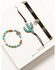 Image #1 - Shyanne Women's Cactus Beaded Bracelet Set, Silver, hi-res