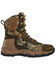 Image #1 - LaCrosse Men's 8" Windrose RealTree Edge 1000G Lace-Up Hunting Boots - Round Toe, Hunter Green, hi-res