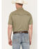 Image #4 - Ariat Men's VentTEK&trade; Solid Short Sleeve Snap Performance Shirt, Olive, hi-res