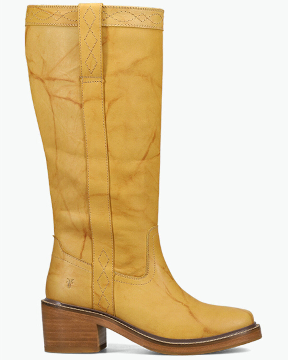 Image #2 - Frye Women's Kate Pull-On Wide Calf Fashion Boots - Round Toe, Tan, hi-res