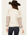 Image #4 - Shyanne Women's Wanda Fleece Mix Pullover Sweatshirt , Oatmeal, hi-res