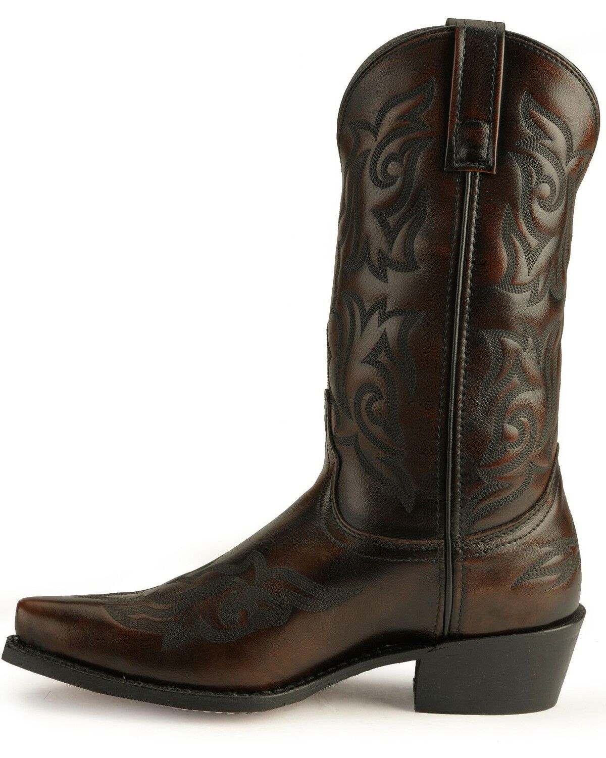 Image #3 - Laredo Men's Hawk Western Boots, Burnt Apple, hi-res