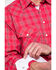 Image #4 - Resistol Men's Connemara Med Plaid Long Sleeve Western Shirt, Pink, hi-res