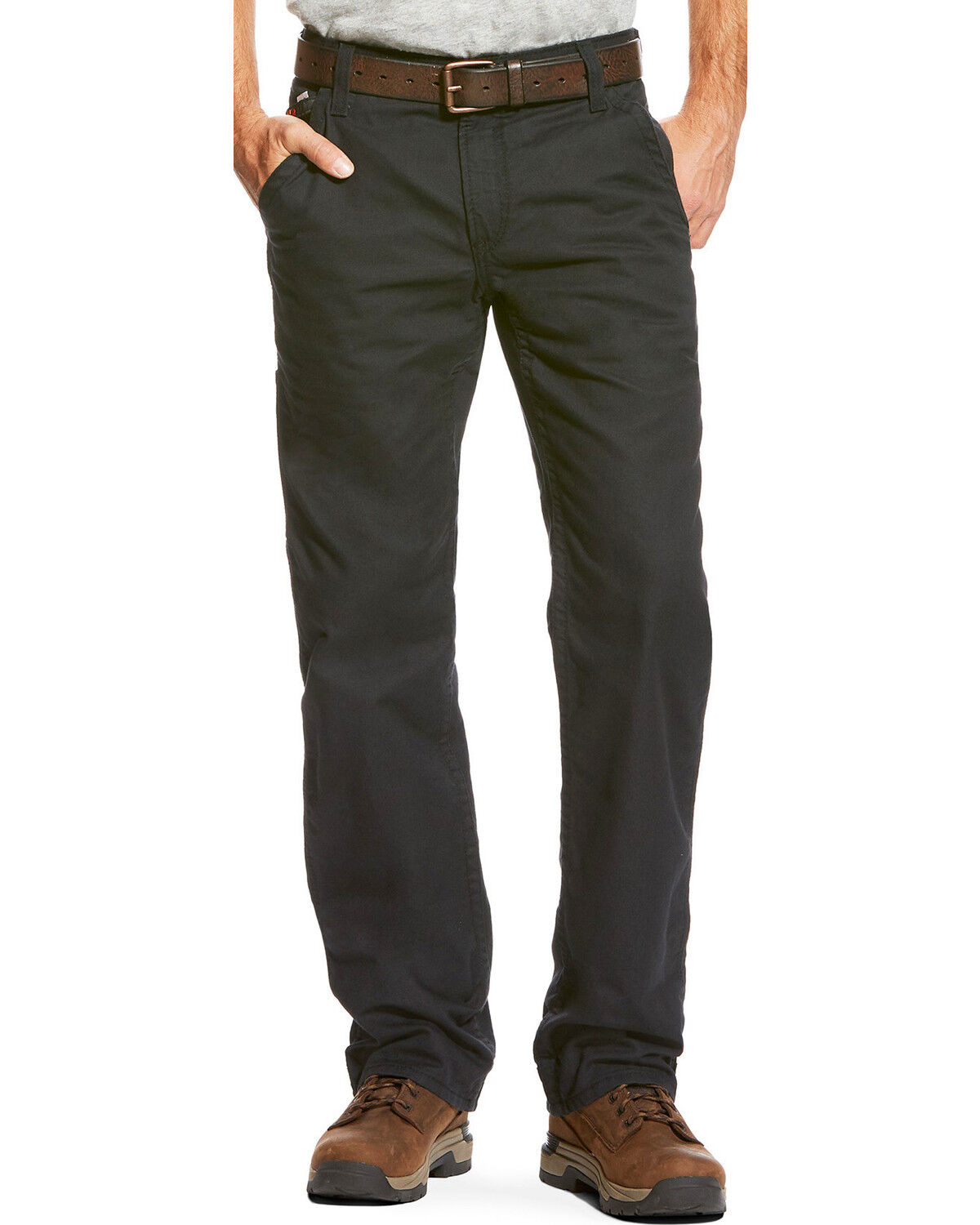 Image #2 - Ariat Men's FR M4 Workhorse Bootcut Pants, Black, hi-res