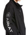 Image #2 - Ariat Boys' Logo Softshell Jacket, Black, hi-res