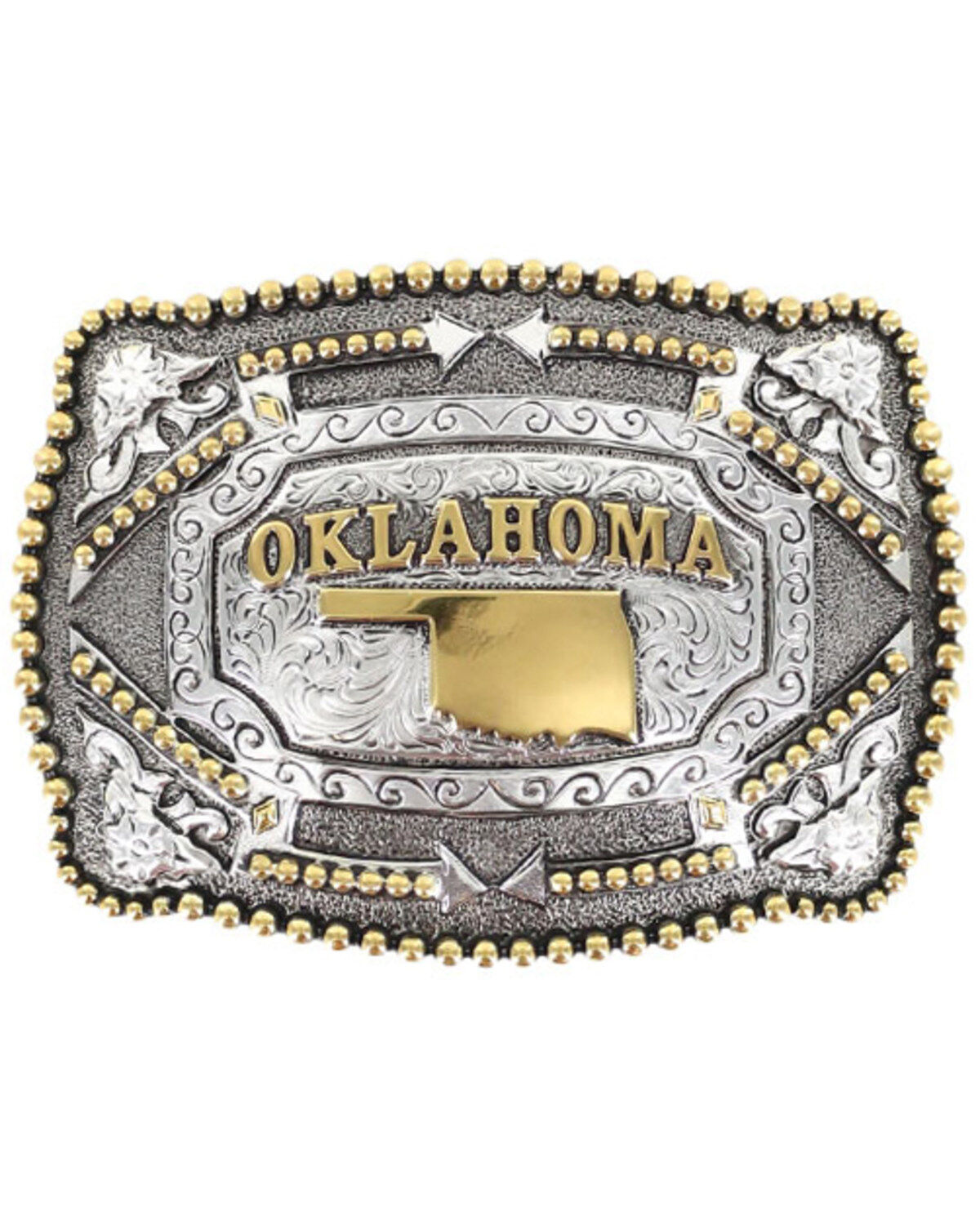 Cody James Oklahoma Belt Buckle, Multi, hi-res