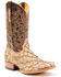 Image #1 - Cody James Men's Exotic Pirarucu Western Boots - Broad Square Toe, Tan, hi-res