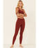 Image #2 - Shyanne Women's Solid Riding Sports Bra, Chocolate, hi-res