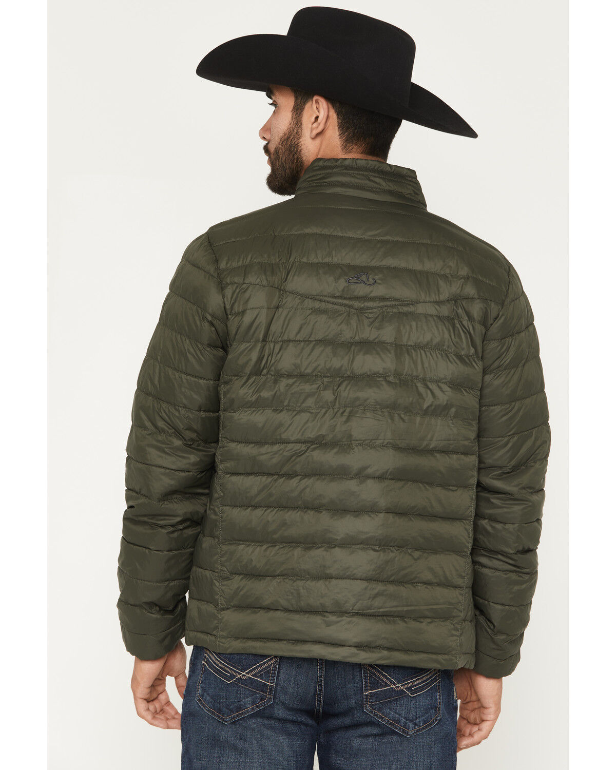 Image #4 - Resistol Men's Cold Bloq Puffer Jacket, Green, hi-res