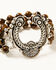 Image #2 - Shyanne Women's Juniper Sky Squash Blossom Stretch Bracelet, Silver, hi-res