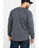 Image #2 - Ariat Men's FR Air Henley Long Sleeve Work Shirt - Tall , Charcoal, hi-res