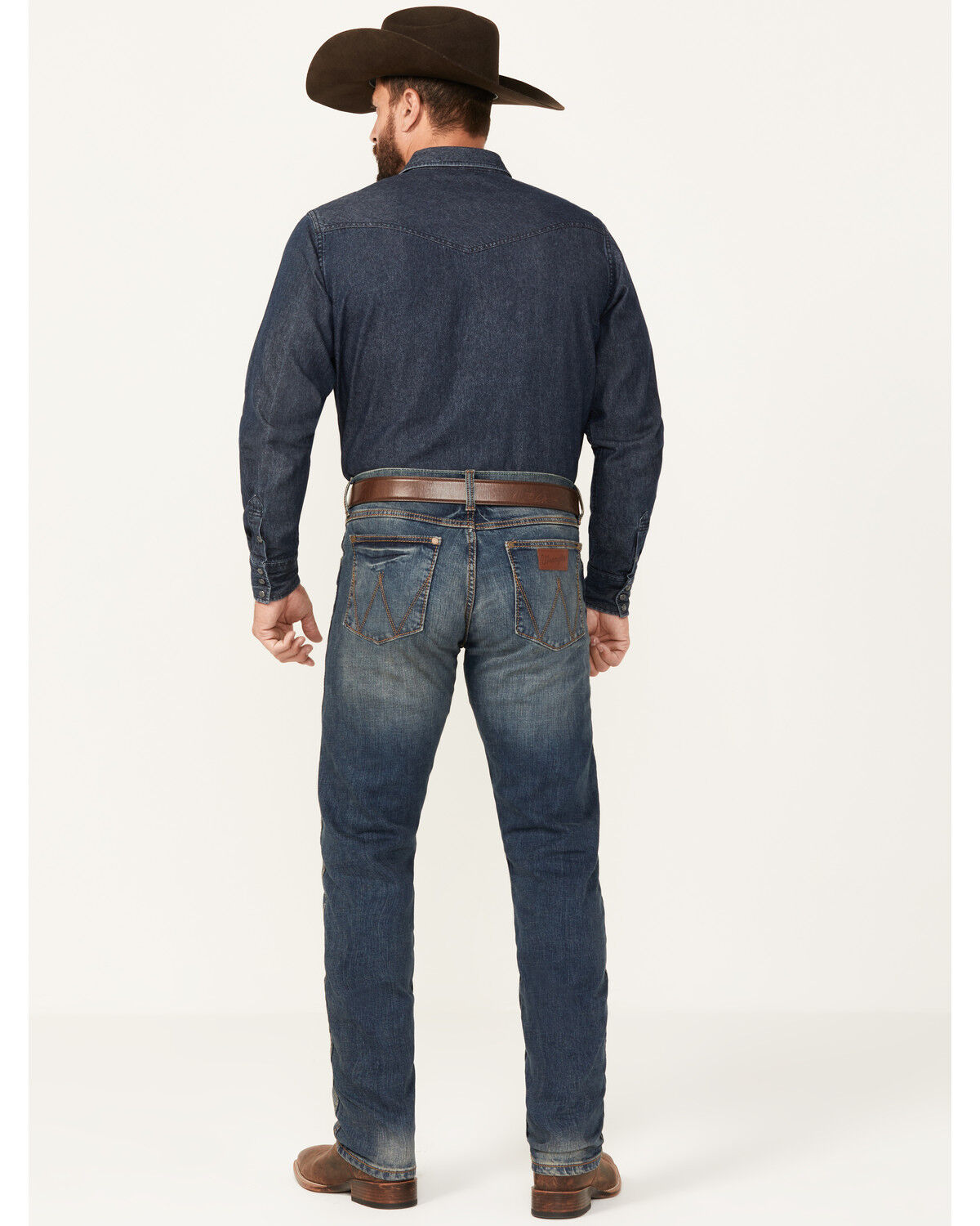 Image #7 - Wrangler Retro Men's Limited Edition Slim Straight Jeans, Denim, hi-res
