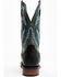 Image #5 - Dan Post Men's Leon Crazy Horse Performance Leather Western Boot - Broad Square Toe, Black/blue, hi-res