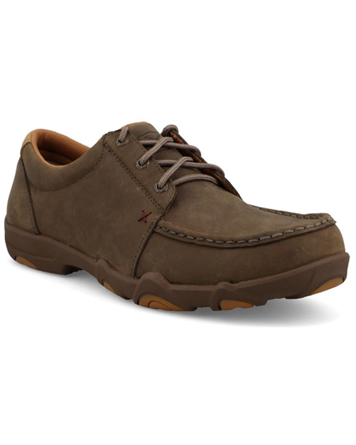 Image #1 - Twisted X Men's Boat Shoe Ultralite X&trade; Driving Mocs, Beige, hi-res