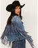 Image #3 - Idyllwind Women's Magnolia Embossed Trucker Jacket , Medium Wash, hi-res