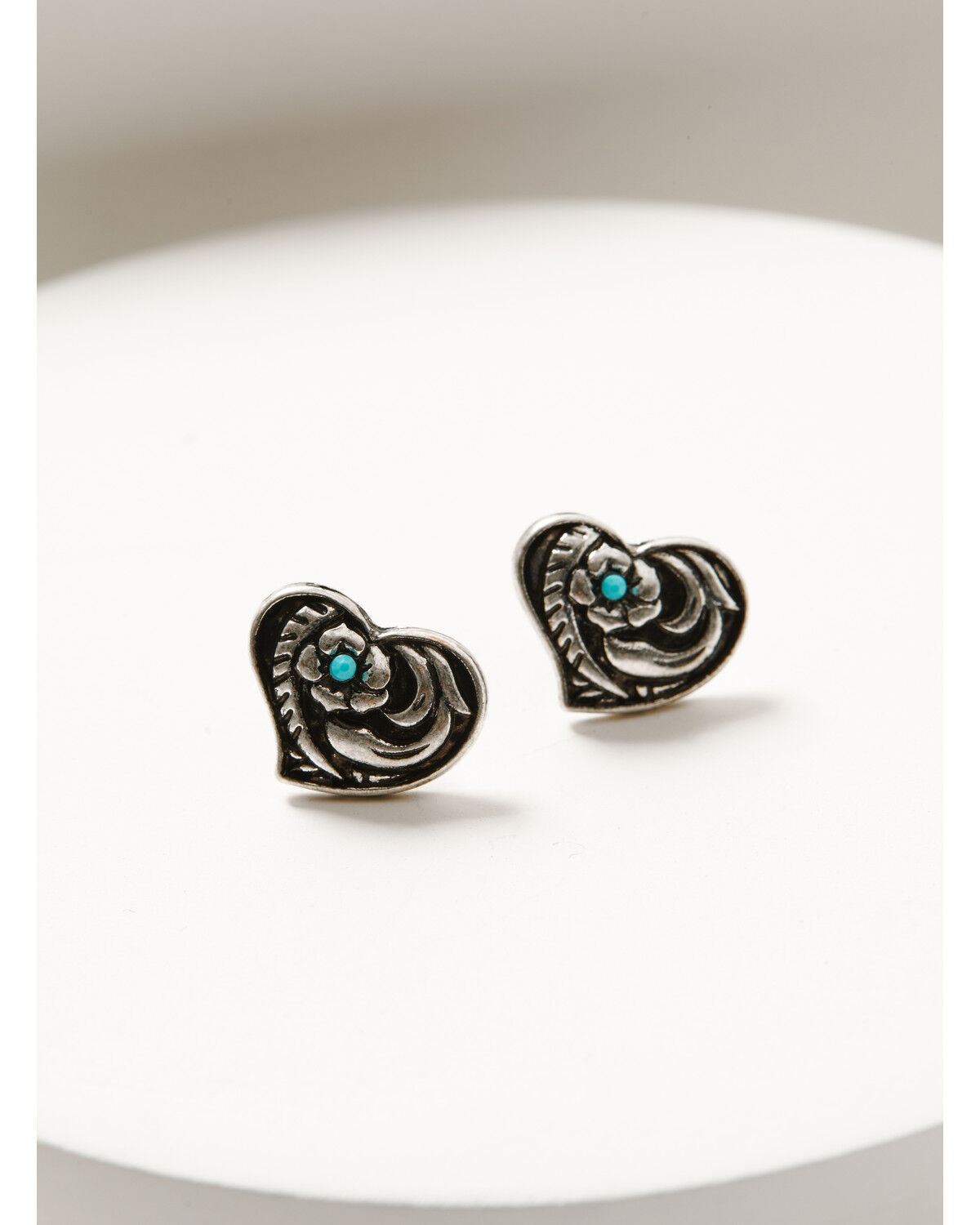 Image #2 - Shyanne Women's Rodeo Sunset Heart Earring Set - 5 Piece, Silver, hi-res