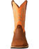 Image #4 - Twisted X Boys' Top Hand Leather Western Boots - Broad Square Toe, Orange, hi-res