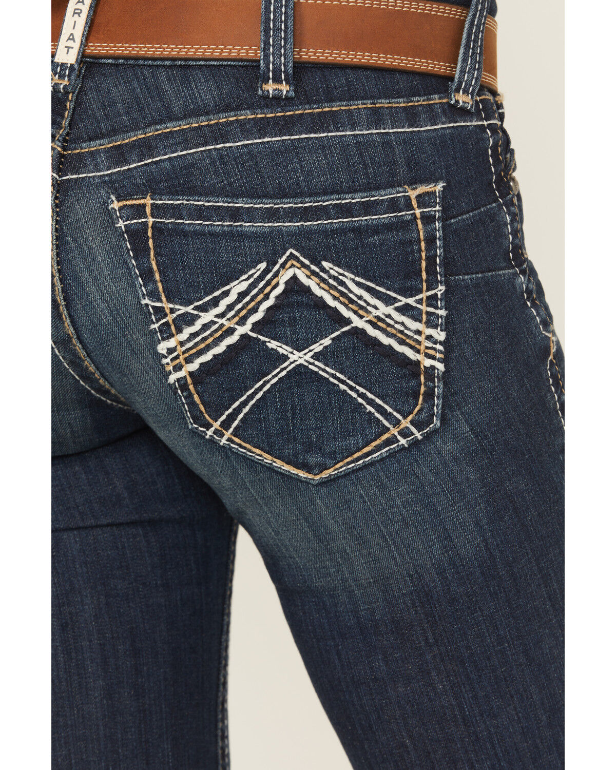 Image #5 - Ariat Women's Whipstitch Bootcut Jeans, Denim, hi-res