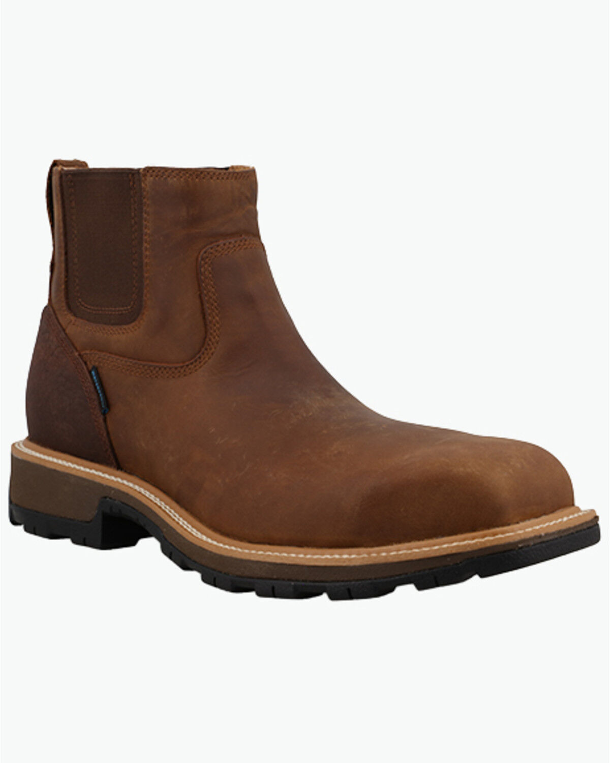 Twisted X Men's 6" Chelsea UltraLite X&trade; Work Boots - Nano Composite Toe, Brown, hi-res