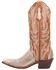 Image #3 - Dan Post Women's Exotic Snake Western Boots - Snip Toe , Brown, hi-res