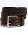 Image #1 - Hawx® Men's Double Perforated Work Belt, Brown, hi-res