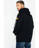Image #2 - Hawx Men's Logo Sleeve Hooded Work Sweatshirt, Black, hi-res
