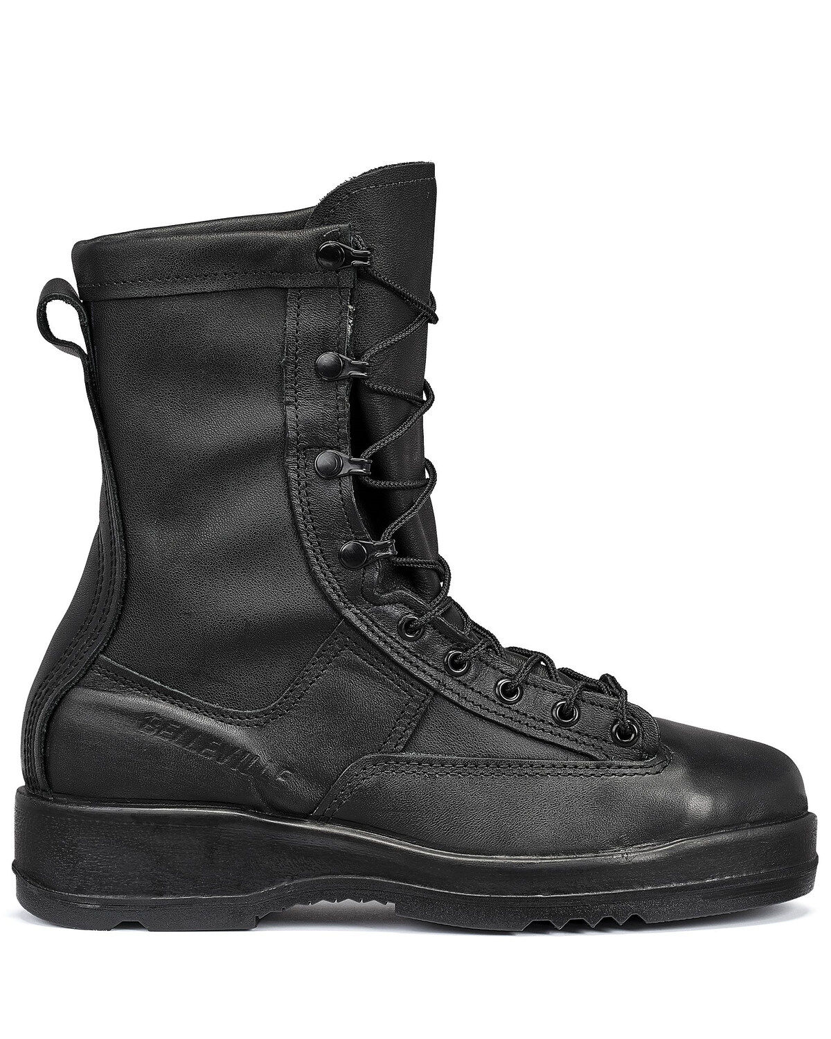 Image #2 - Belleville Men's Flight Waterproof Tactical Boots - Steel Toe, Black, hi-res