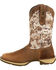 Image #3 - Rebel by Durango Men's Desert Camo Western Performance Boots - Square Toe, Brown, hi-res