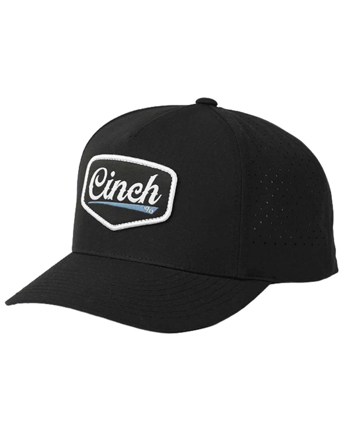 Image #1 - Cinch Men's FlexFit Logo Ball Cap, Black, hi-res