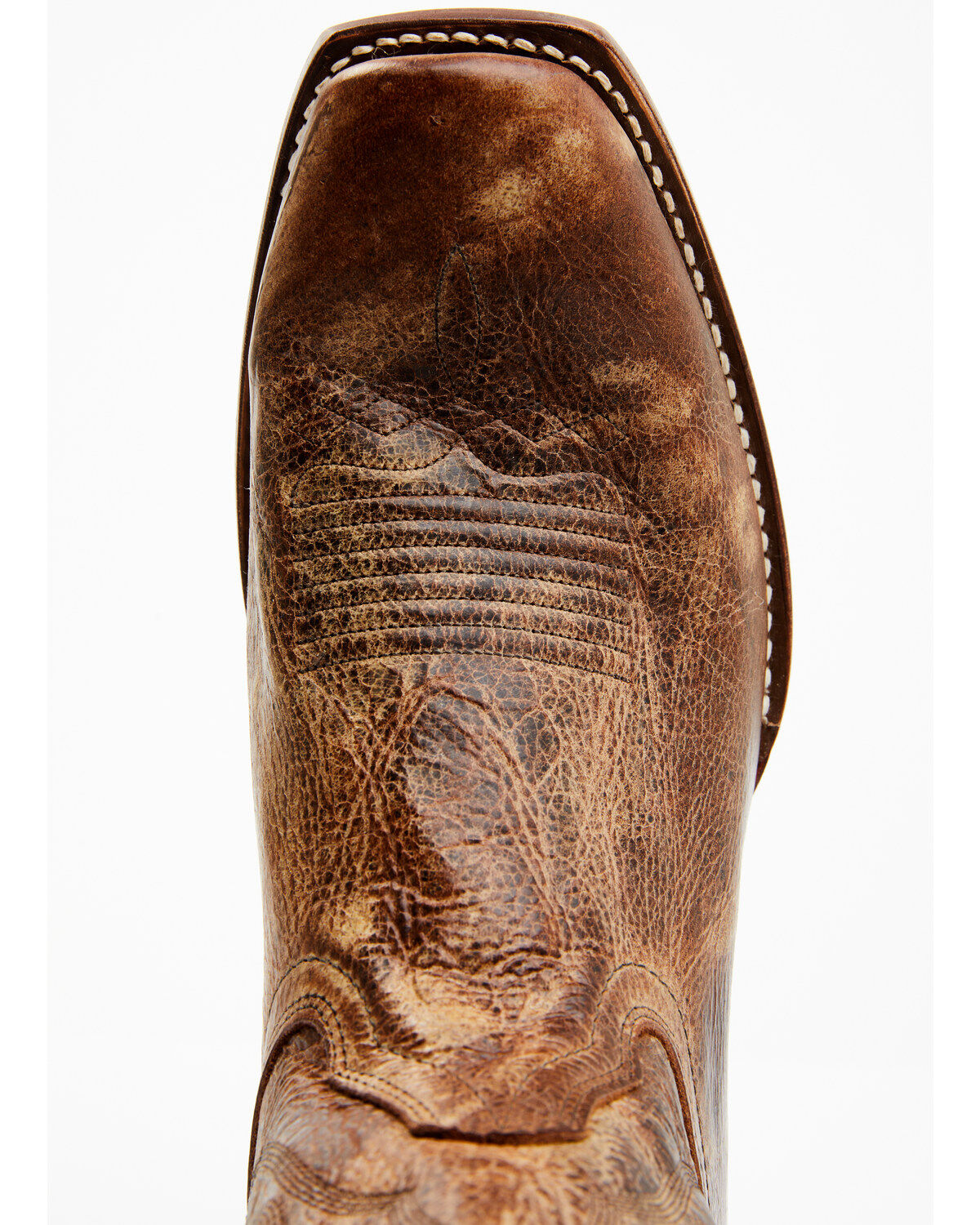 Image #6 - Moonshine Spirit&reg; Men's Distressed Western Boots - Square Toe, Tan, hi-res