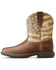 Image #2 - Ariat Women's Anthem Shortie Western Boots - Square Toe, Brown, hi-res