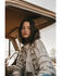 Image #1 - Molly Bracken Women's Striped Button Down Cardigan, Cream, hi-res
