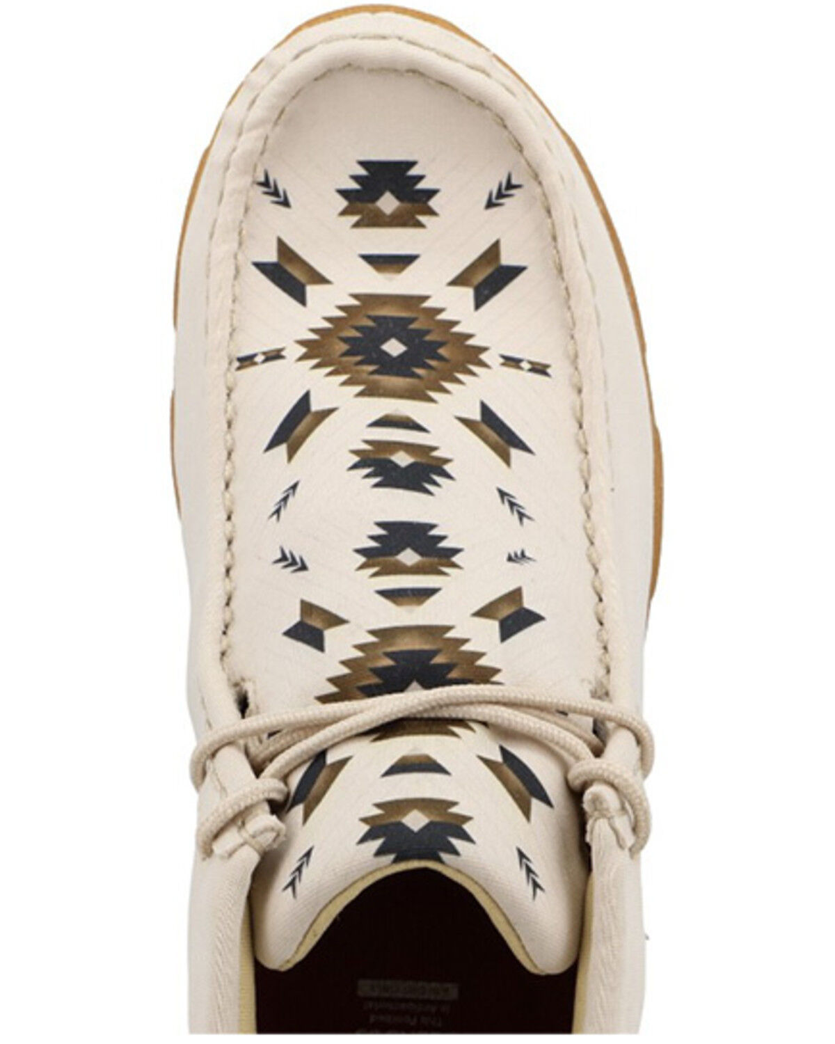 Image #6 - Twisted X Women's Chukka Driving Mocs, Beige, hi-res
