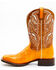 Image #3 - Dan Post Men's Buttercup Eel Exotic Western Boots - Broad Square Toe, Brown, hi-res