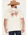 Image #1 - Seager Men's Los Rio Short Sleeve Graphic T-Shirt, White, hi-res