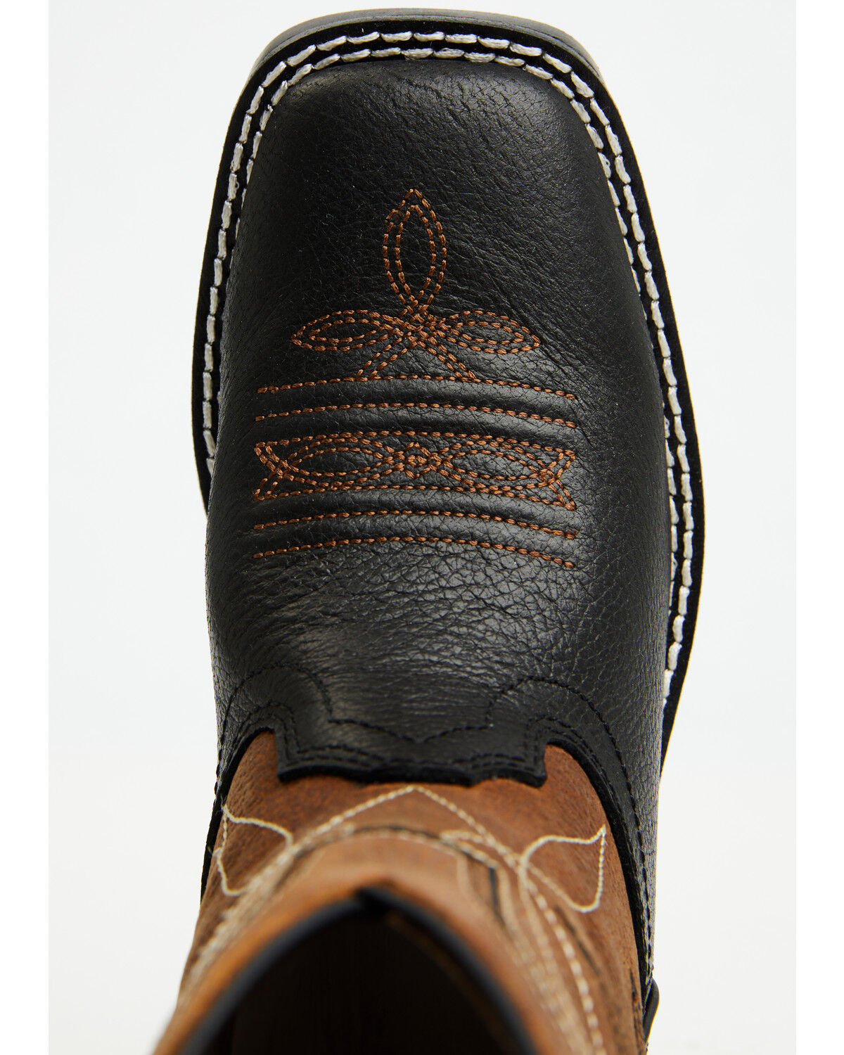 Image #6 - Cody James Boys' Zeke Western Boots - Broad Square Toe, Black, hi-res