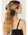 Image #1 - Idyllwind Women's Howdy Stamped Metal Hair Clip, Black, hi-res
