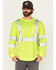 Image #1 - Hawx Men's Reflective Long Sleeve Work T-Shirt, Yellow, hi-res