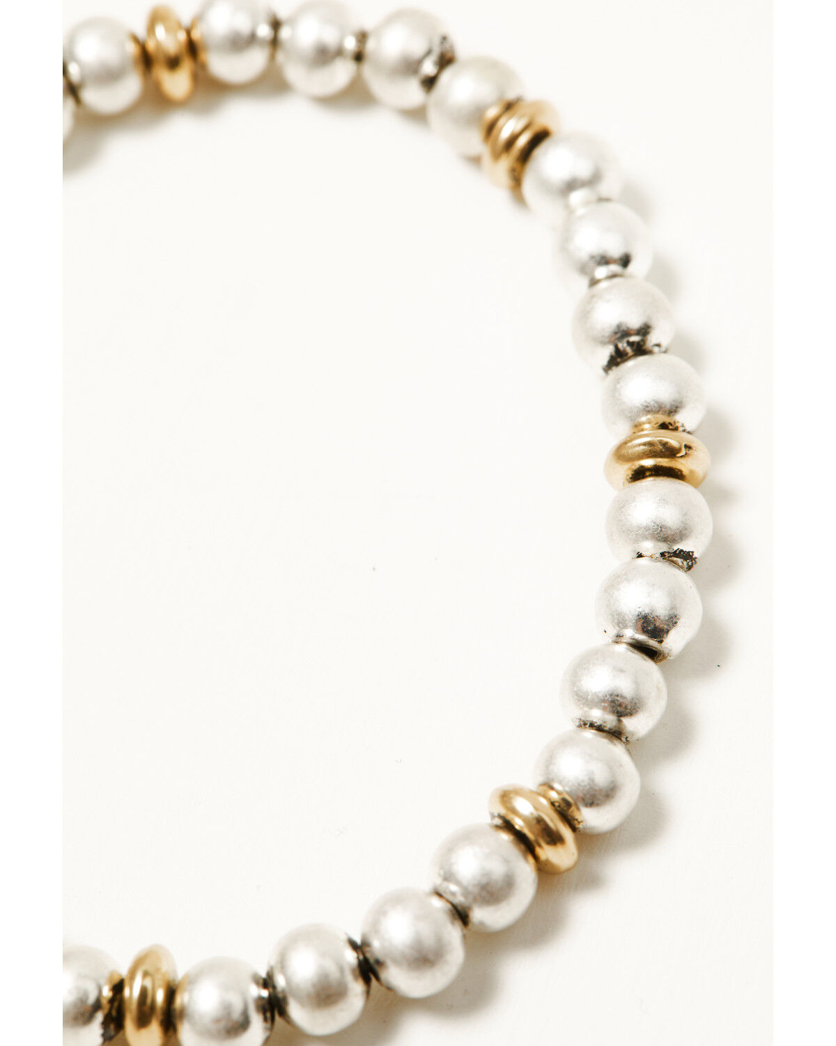 Image #3 - Lainey Wilson Women's Beaded Charm Stretch Bracelet, Gold, hi-res
