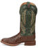 Image #3 - Tony Lama Men's Hayden Exotic Full Quill Ostrich Western Boots - Broad Square Toe , Brown, hi-res