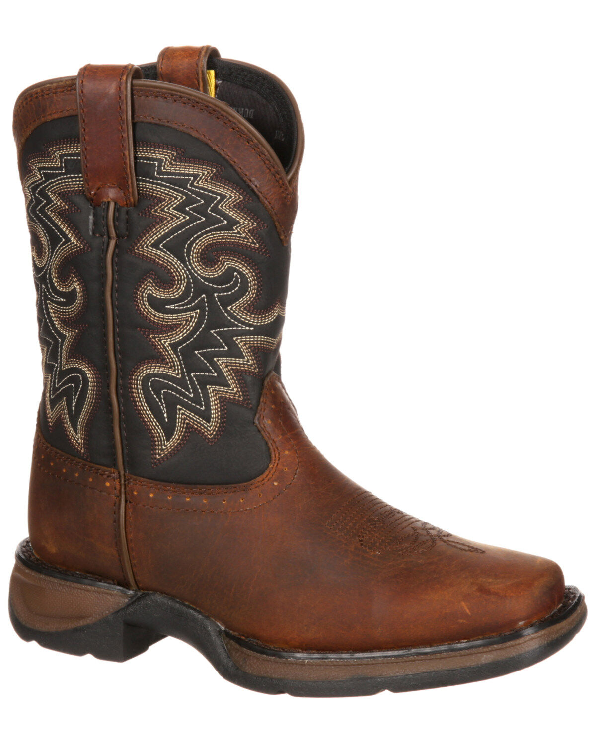 Durango Toddler Boys' Raindrop Western Boots, Tan, hi-res