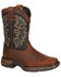 Image #1 - Durango Toddler Boys' Raindrop Western Boots, Tan, hi-res