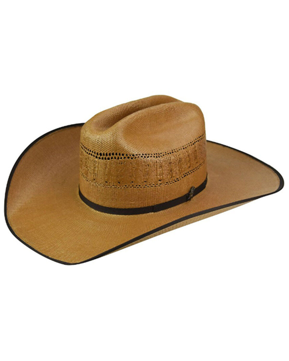 Image #1 - Bailey Derren Straw Cowboy Hat, Beige/khaki, hi-res