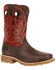 Image #1 - Durango Men's Maverick Pro Western Work Boots - Steel Toe, Red, hi-res